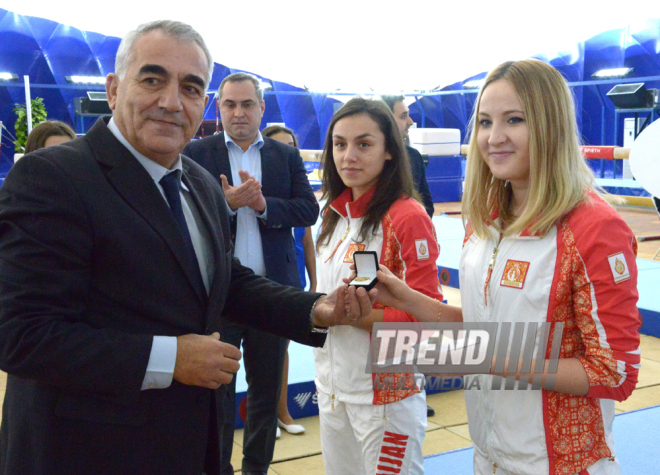 Bakıda idman gimnastikası və akrobatika gimnastikası üzrə Birgə Azərbaycan Birinciliyi start götürüb. Azərbaycan, 3 dekabr 2015